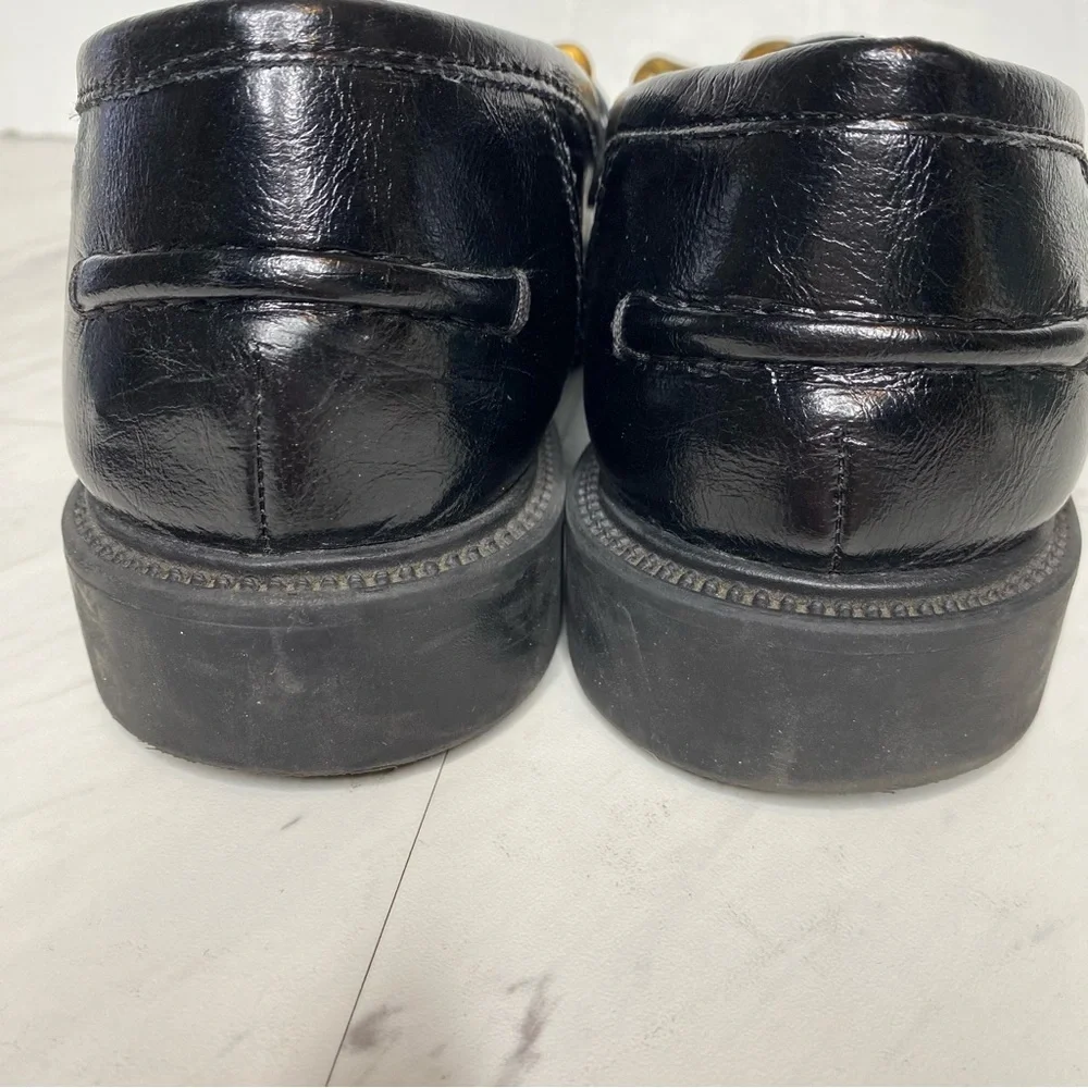Steve Madden Karmine Black Leather Loafer 10M